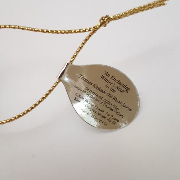 Thomas Kinkade Old World Santas Christmas Ornament An Enchanting Winters Nook - Picture 5 of 6